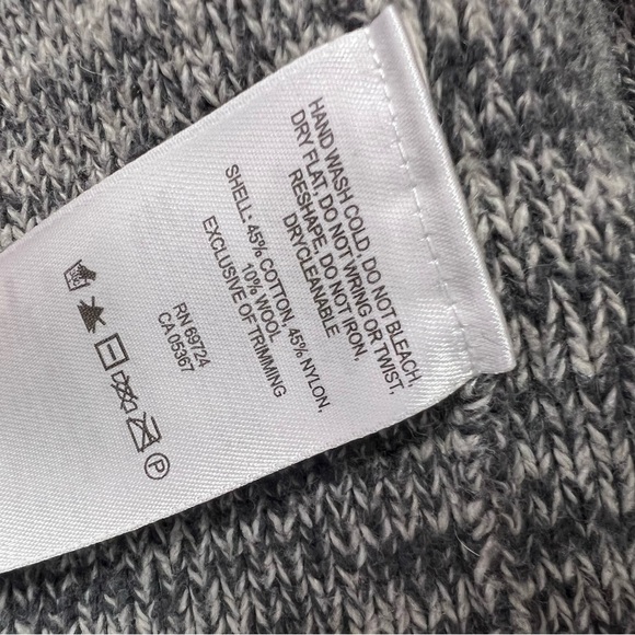 Columbia cardigan knitted heathered grey flowy with pockets warm cozy - Picture 8 of 8